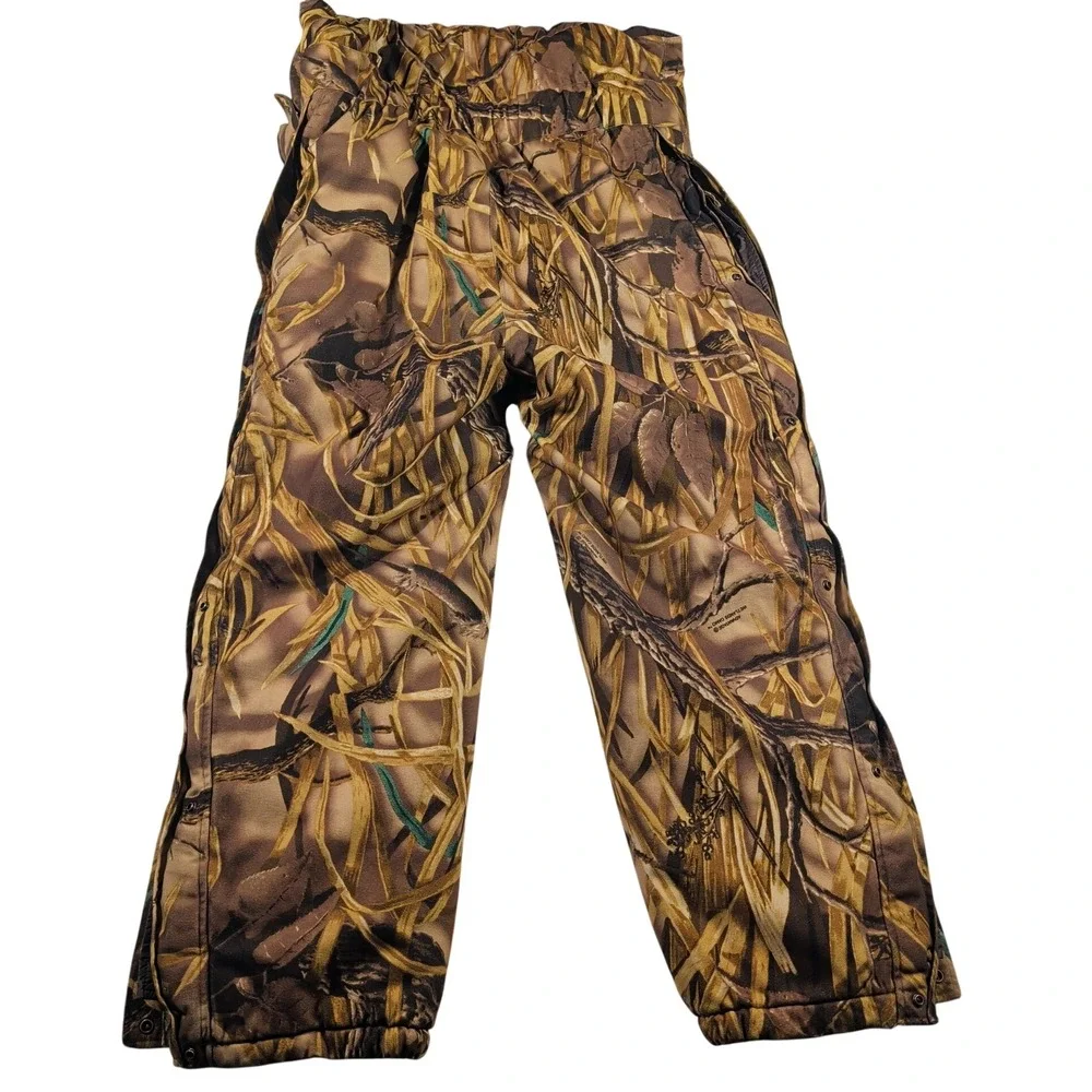 Walls Bib Overalls Mens M Brown Advantage Wetlands Camo Heritage Waterproof